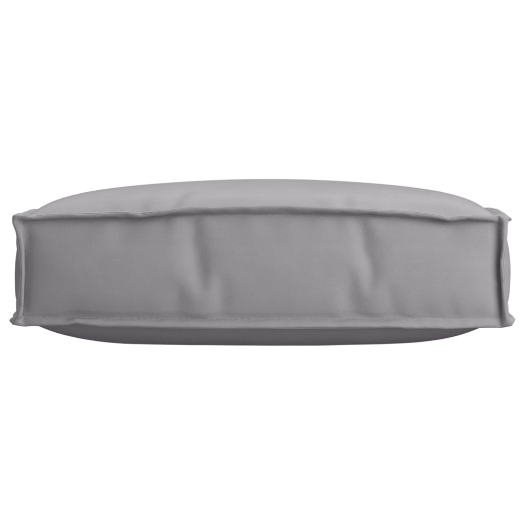 Cuscino per Pallet per Sedia Grigio 60x60x12 cm Tessuto Oxford