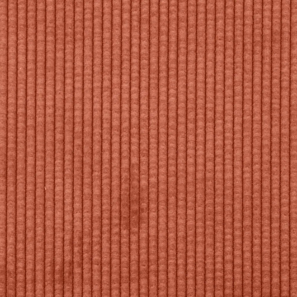 Divano Divanetto Rosso Arancione 180x77x82 cm Tessuto Velluto a Coste 4105206
