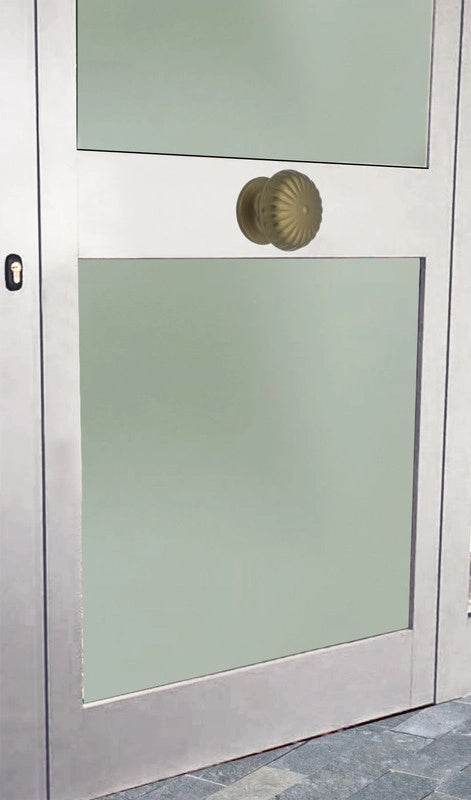 Pomolo fisso per porta SAGUATTI 161/80GB in alluminio bronzo satinato