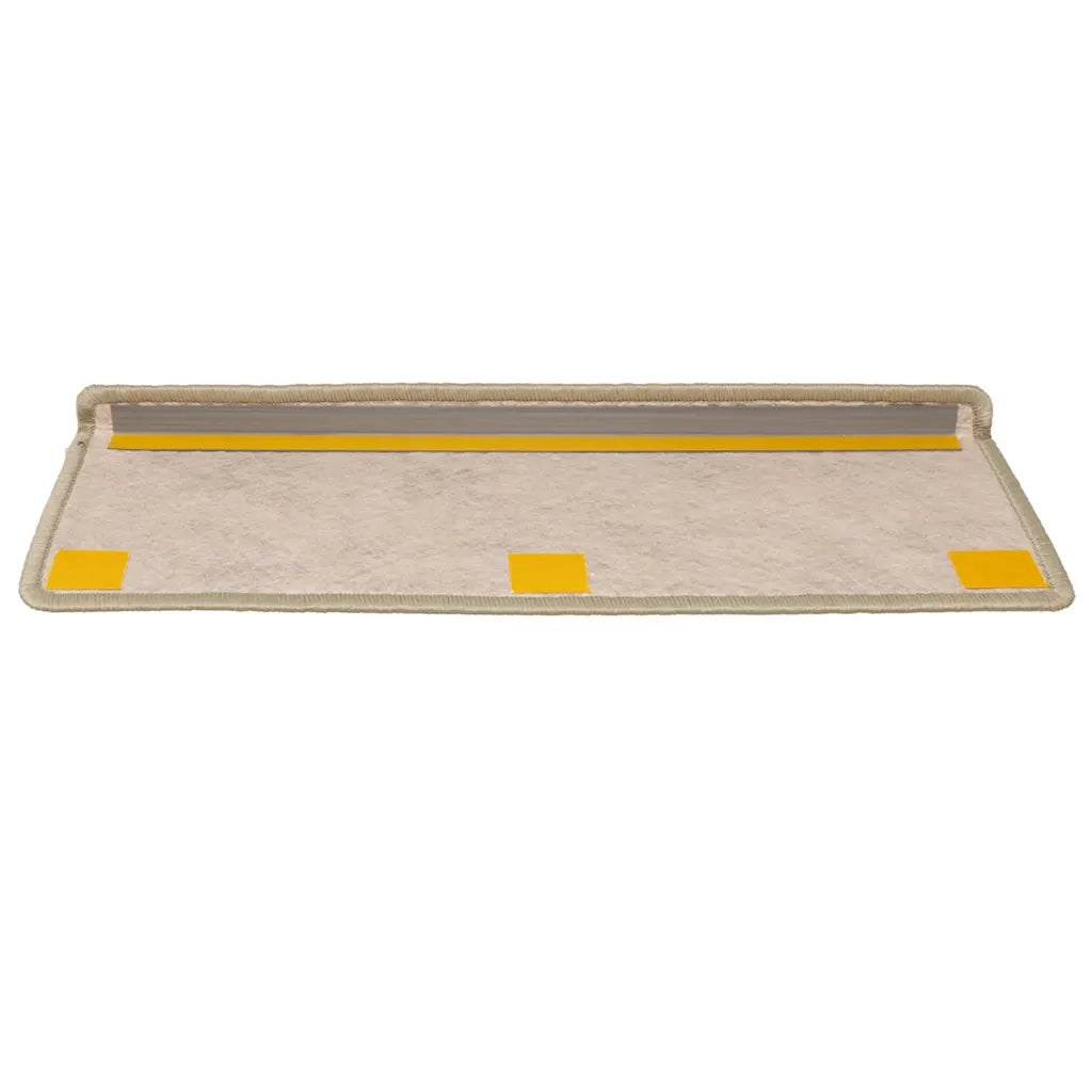 Tappeti Autoadesivi Scale Aspetto Sisal 15 pz 65x25cm Grigi cod mxl 73704