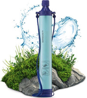 Filtro acqua per sopravvivenza e apparecchio di purificazione acqua - filtro acqua con sistema di filtrazione per outdoor e kit di emergenza in casa - acqua potabile - 1500 litri