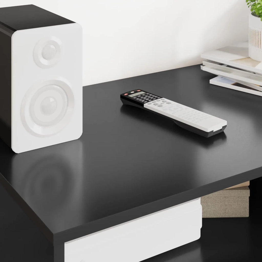 Mobile TV con cassetto Nero 100 x 48 x 43 cm Legno multistrato 888928