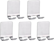 Supporto per spazzola a muro - acciaio inossidabile - bagno, camera da letto, cucina - set da 5 pezzi.