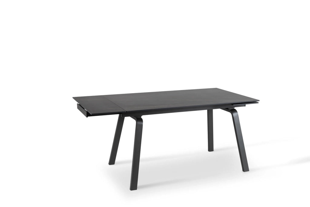 Tavolo Allungabile 140/200x80x76 cm in Ceramica Dylan Grigio Opaco