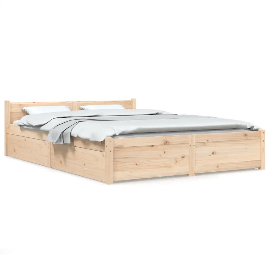 Giroletto con Cassetti-Struttura Letto con contenitore 140x200 cm 414565