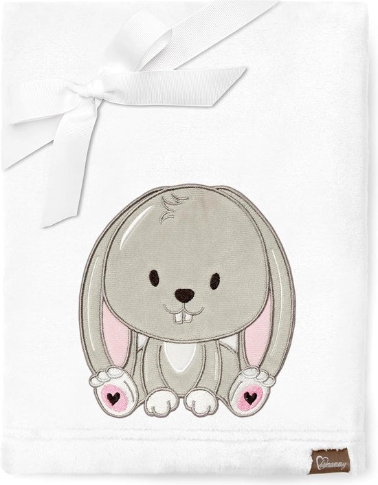 Decongelante per bambini con design di coniglio, modello BE20-168, colore bianco.