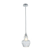 Maytoni Sospensione contemporanea Eustoma 1 luce E14 nichel metallo diffusore vetro