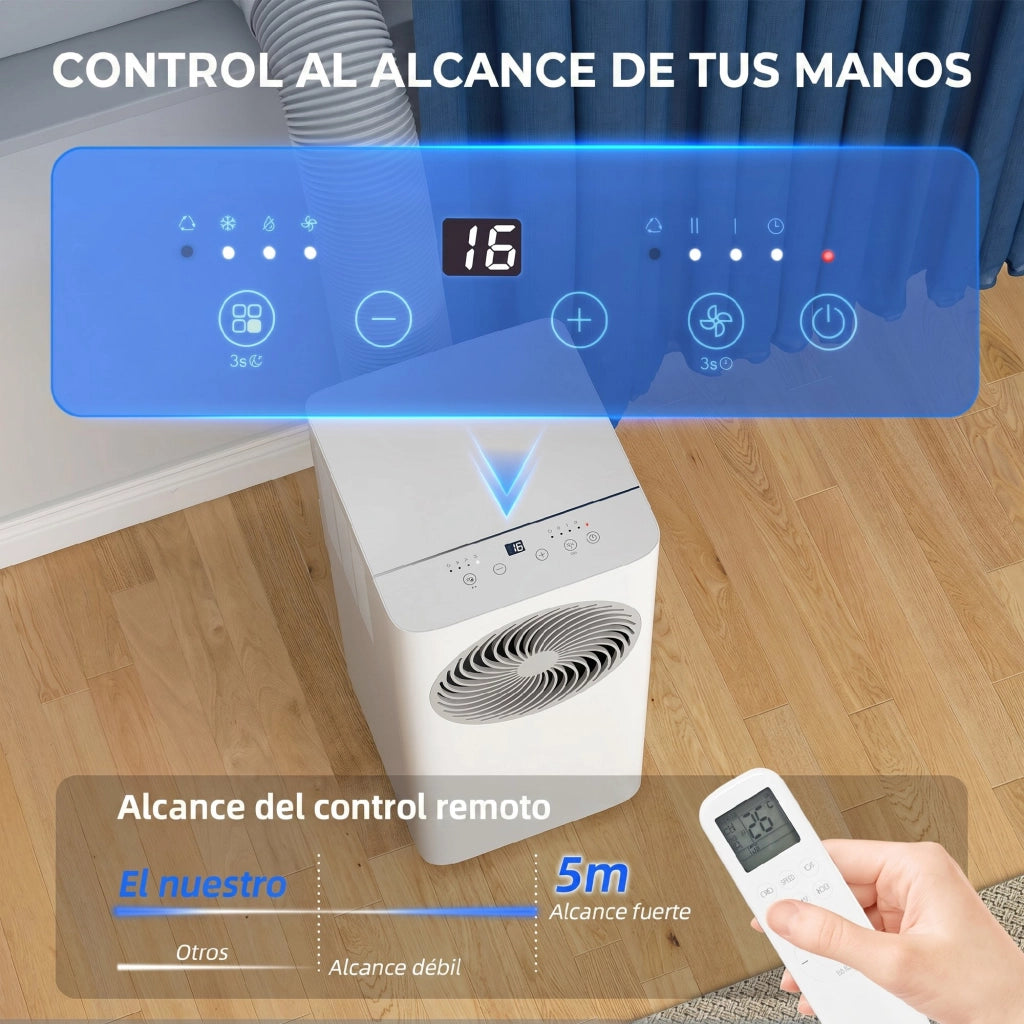 Condizionatore Portatile 7000 BTU 4 in 1 ¨C zephmum ¨C Bianco