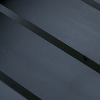 EasyComfort Braciere da Giardino a Legna Portatile con Attizzatoio 45x45x43cm Nero