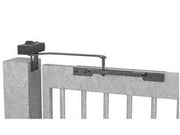 1pz chiudicancello forza fissa cancelli fino 1000 mm dc620g nero ral9004 cod:ferx.fer380904