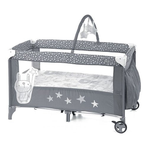 Lettino viaggio janè 6838 t01 duo level toys pieghevole doppia altezza
