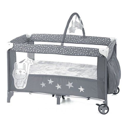Lettino viaggio janè 6838 t01 duo level toys pieghevole doppia altezza