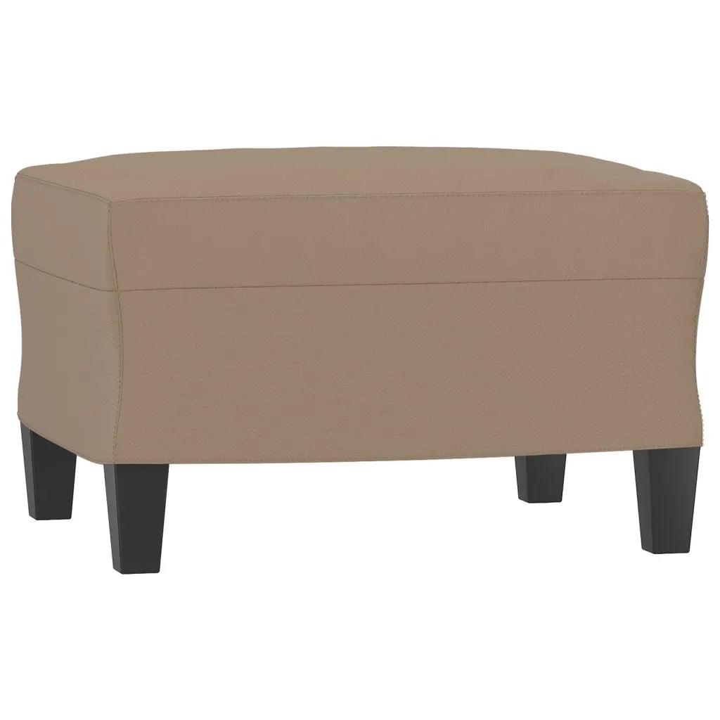 vidaXL Set di Divani 3 pz con Cuscini Cappuccino in Similpelle