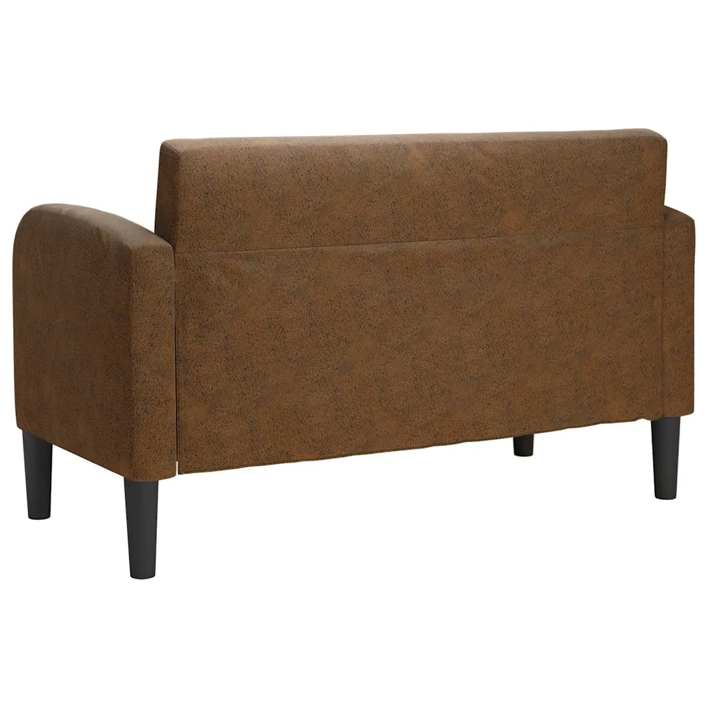 Divano Divanetto Marrone 110 cm in Similpelle 4100541