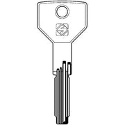 CHIAVE PUNZONATA CISA CS197 SILCA - OTTONE NICHELATO- 5 pezzi