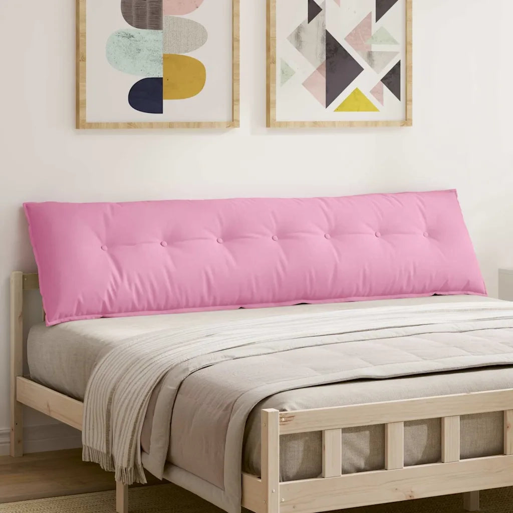 Cuscino per Schiena Rosa 200 x 19 x 50 cm Tessuto