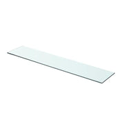 2 pz Mensole | Ripiano | Scaffale in Vetro Trasparente 70x15 cm