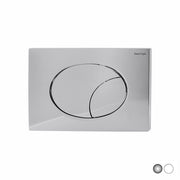 PLACCA DOPPIO SCARICO FLOW- Cromo- BAMPI- pezzi 1