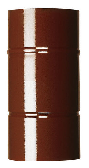 tubo x stufa cm. 25 diametro 12 marrone cod:ferx.8422