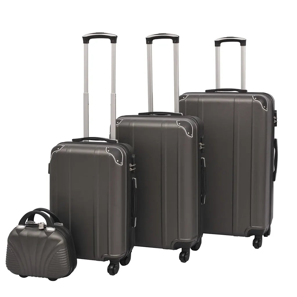 4 Pz. Set di Trolley Rigidi Antracite 91195