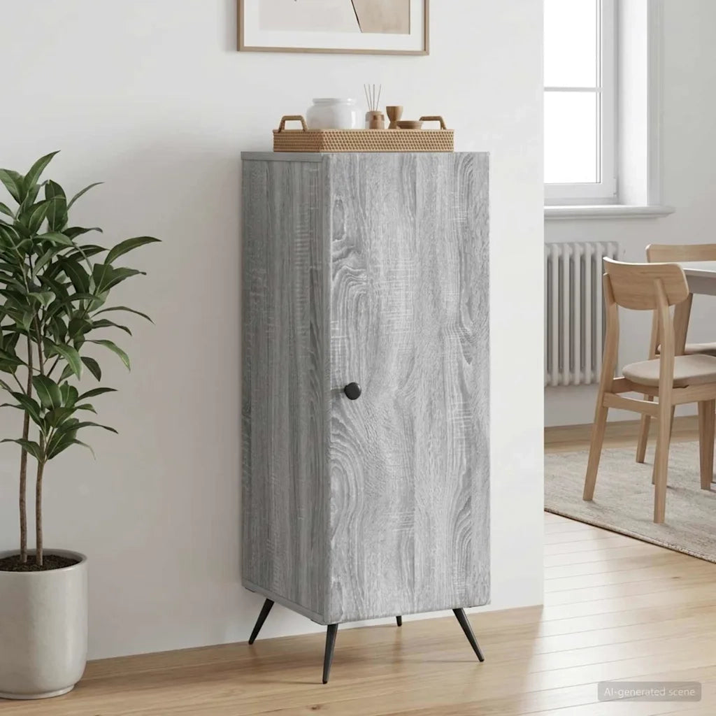 Credenza Grigio Sonoma 33 x 34,5 x 90 cm Legno ingegnerizzato 895521