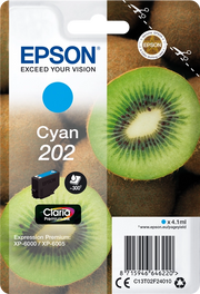 Epson Kiwi Singlepack Cyan 202 Claria Premium Ink