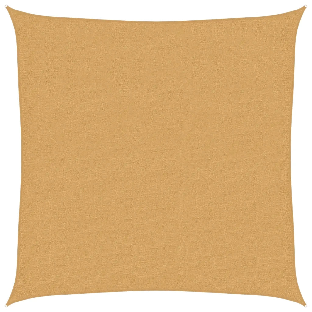 Vela Parasole | Telo Ombra | Vela da ombra 160 g/m2 Quadrata Sabbia 3x3 m in HDPE
