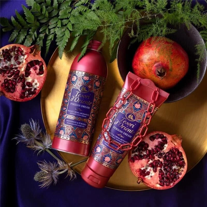 TESORI D'ORIENTE PERSIAN DREAM BAGNOCREMA AROMATICO MELOGRANO & TÈ ROSSO 500ML