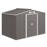 Capanno da Giardino in Acciaio ¨C Zephmum ¨C Grigio 277x195x192 cm