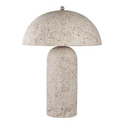 Lampada da tavolo Astley in cartapesta grigio pietra 36x49 cm