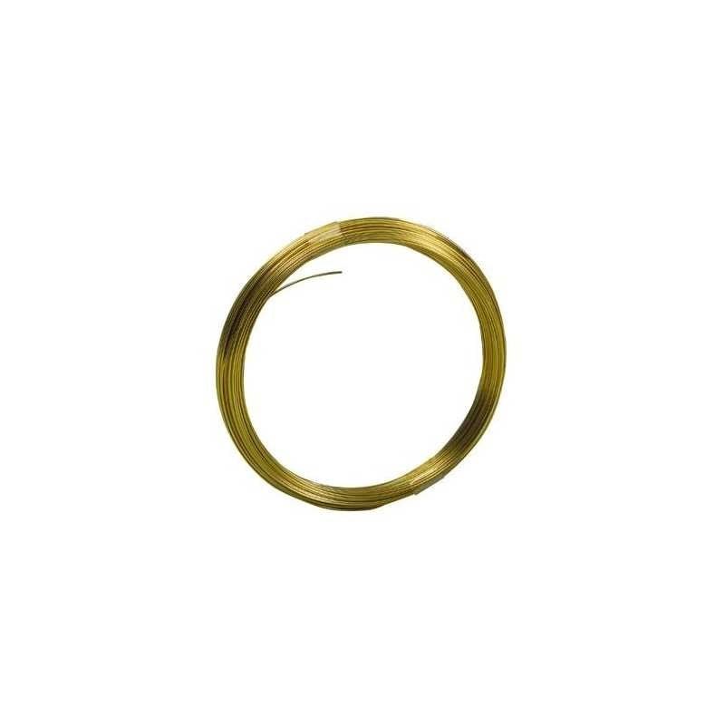 Filo per Fiori Ottone Cotto 20 Matasse Da Gr.50 Mm. 0,6