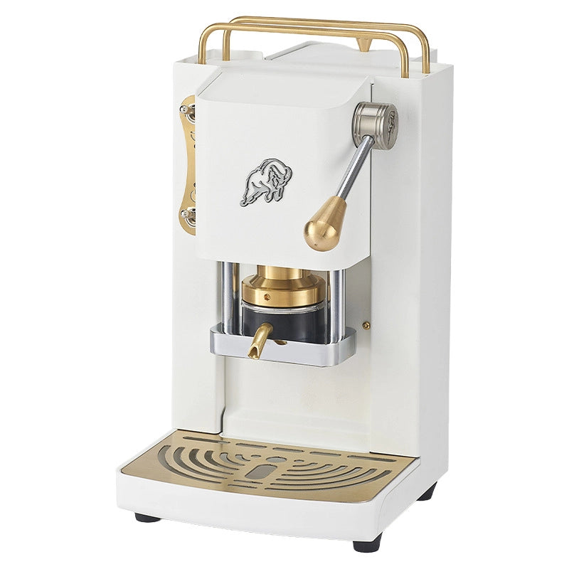 FABER PRO 3.0 ESSENTIAL WHITE BRASS - MACCHINA CAFFÈ A CIALDE