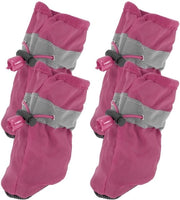 Piedi antislittio per cani 4 pezzi - Scarpe per cani impermeabili - Adattabili - Per uso interno/esterno - Leggero e comodo