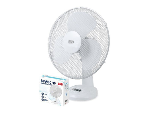 Ventilatore da tavolo CFG Bianco 40 diametro 40cm 3 velocitA~