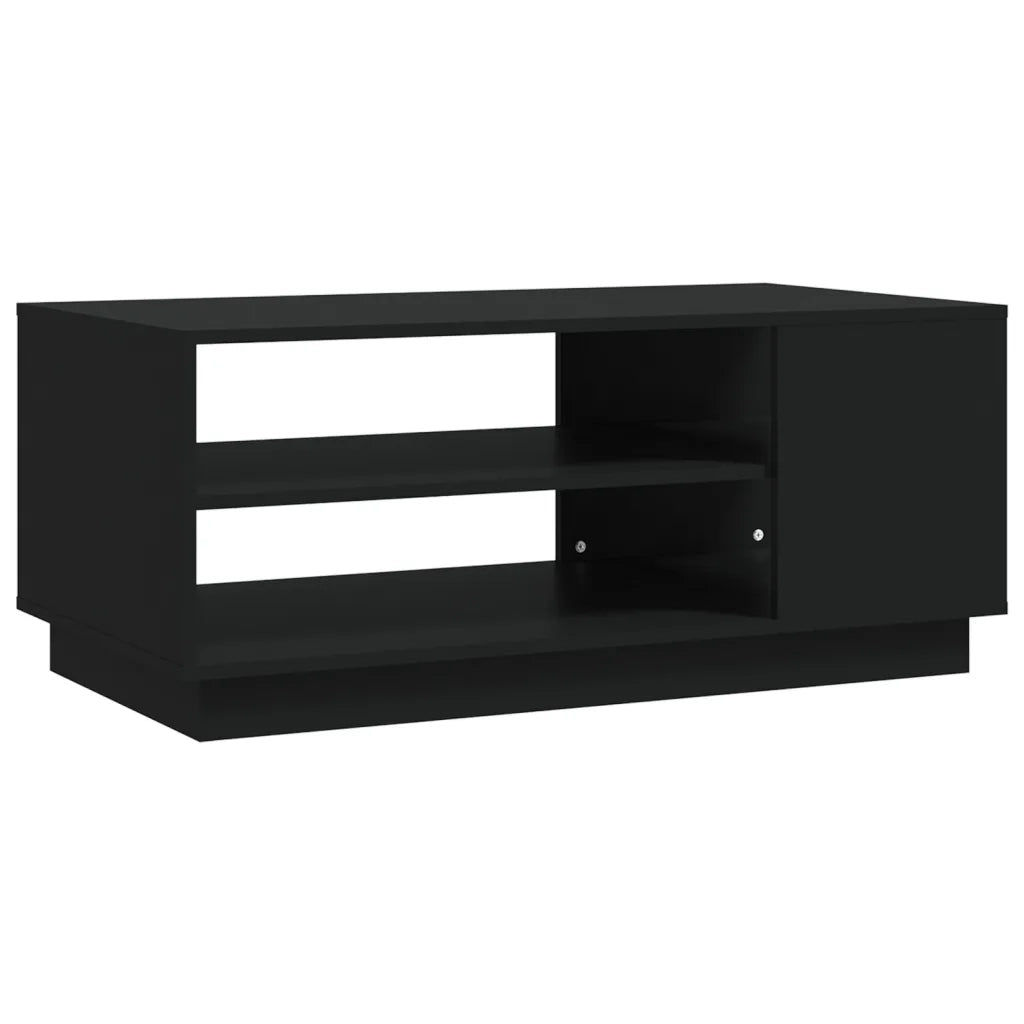 Tavolino da Salotto Nero 102x55x43 cm in Truciolato 810281