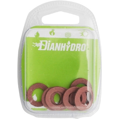 + GUARNIZIONI PER SANITARI KLINGER ROSSE MM2 BLISTER- pz.10 x 3/8- FAIDF- pezzi 1