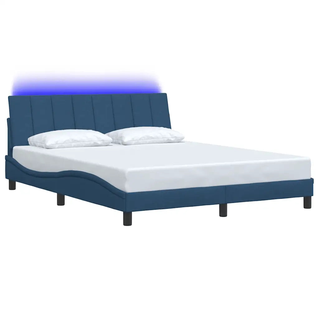 Giroletto senza Materasso Hanko Blu 160x200 cm in Tessuto 3310474