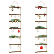 Decorazioni Parete a Forma di Scala 2 pz 30x100cm Ramo Naturale 4101014