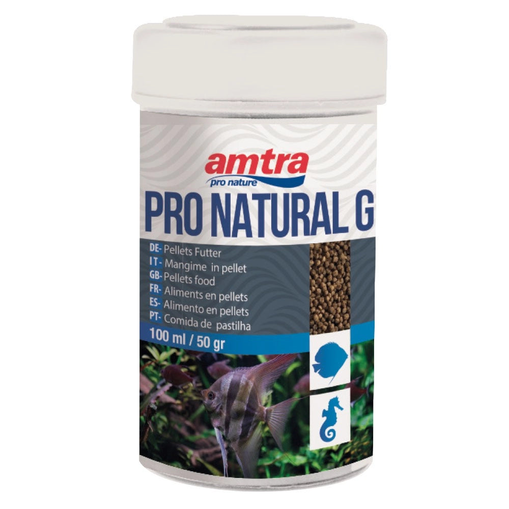Amtra Pro Natural G - Mangime in pellet soffici a base di farine di vermi Formato: 100 ml