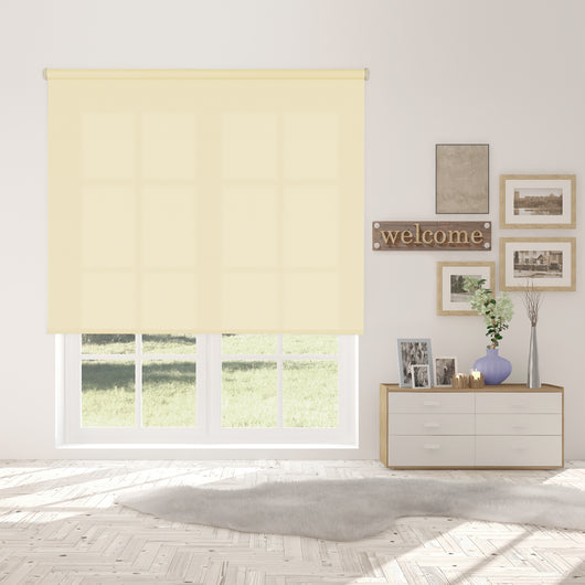 VIEWTEX Tenda a rullo Traslucida Shape Beige 120 X 250cm - Made in Europe - 5 anni di garanzia