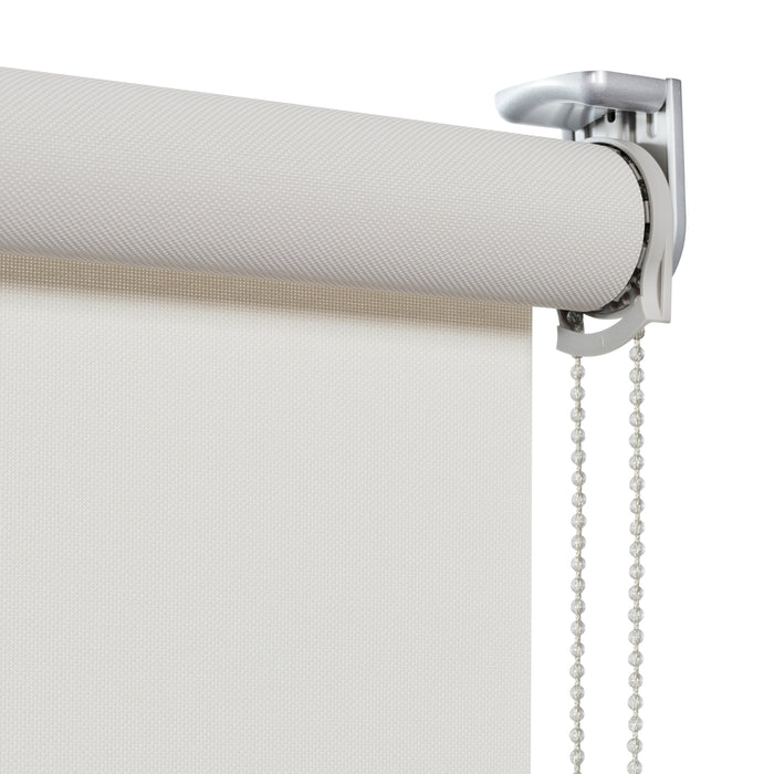 VIEWTEX Tenda a rullo Screen  10% Grado di apertura Lino bianco 165 x 190 cm - Made in Europe - 5 anni di garanzia