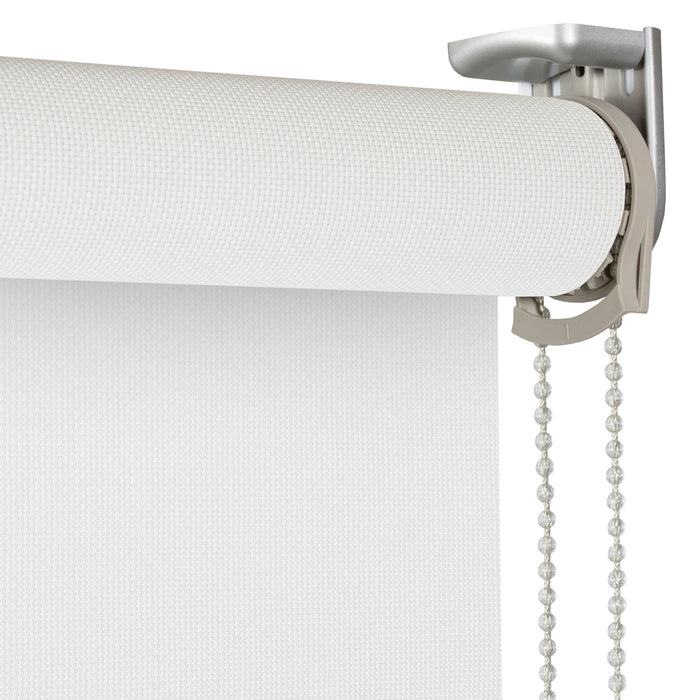 VIEWTEX Tenda a rullo Screen  10% Grado di apertura bianco perla 75 x 250 cm - Made in Europe - 5 anni di garanzia
