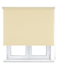 VIEWTEX Tenda a rullo opaca termica/oscurante Beige 165 X 190 cm - Made in Europe - 5 anni di garanzia