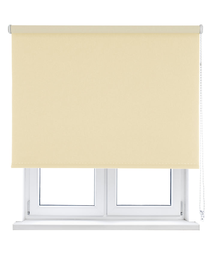VIEWTEX Tenda a rullo opaca termica/oscurante Beige 135 X 250 cm - Made in Europe - 5 anni di garanzia