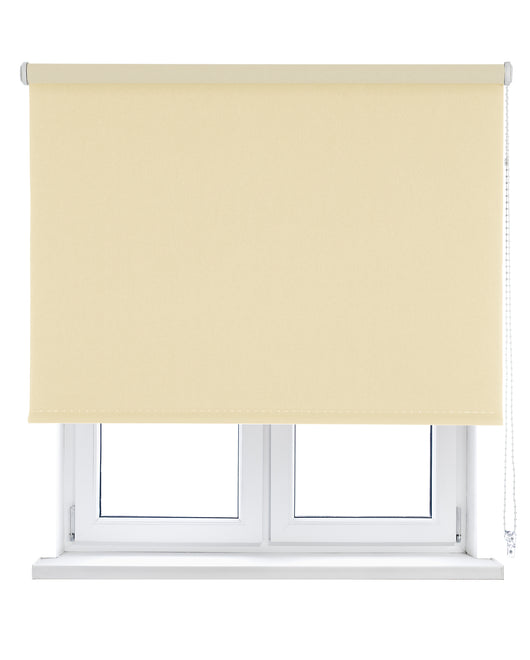 VIEWTEX Tenda a rullo opaca termica/oscurante Beige 135 X 190 cm - Made in Europe - 5 anni di garanzia