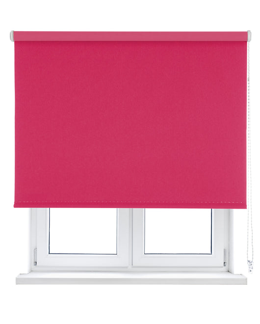 VIEWTEX Tenda a rullo opaca termica/oscurante Fucsia 90 X 190 cm - Made in Europe - 5 anni di garanzia
