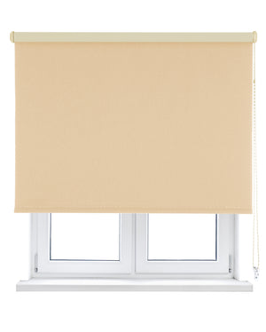 VIEWTEX Tenda a rullo opaca termica/oscurante Albicocca 75 X 190 cm - Made in Europe - 5 anni di garanzia