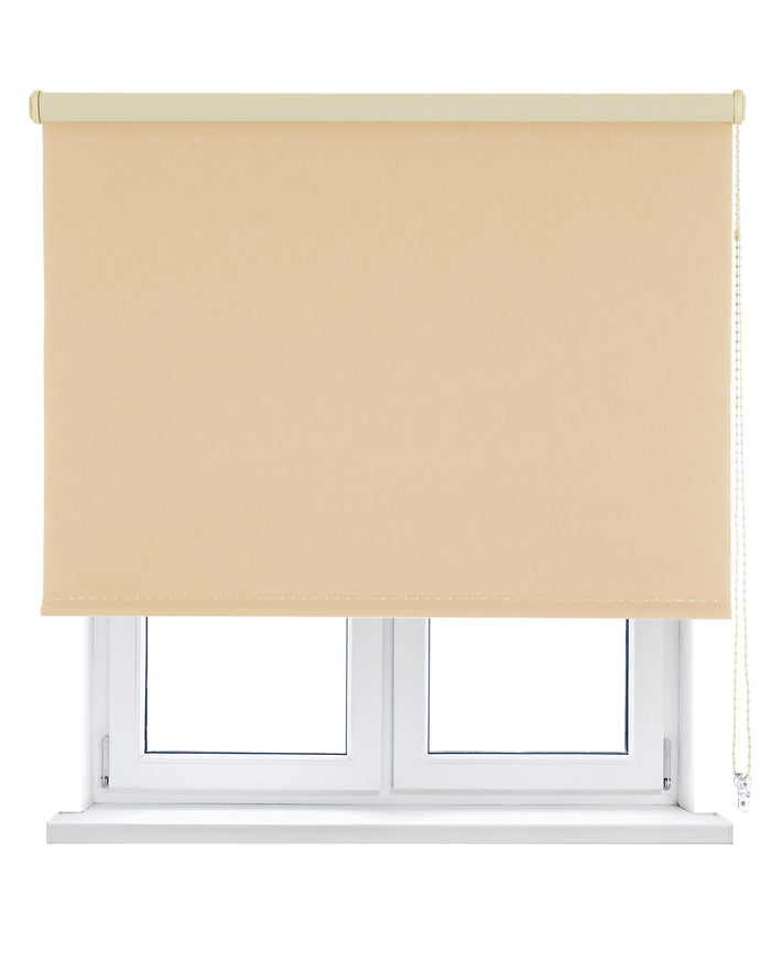 VIEWTEX Tenda a rullo opaca termica/oscurante Albicocca 75 X 190 cm - Made in Europe - 5 anni di garanzia