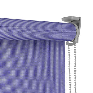 VIEWTEX Tenda a rullo Screen  10% Grado di apertura argento e azzurro 105 x 250 cm - Made in Europe - 5 anni di garanzia