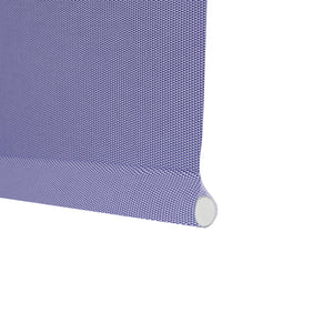 VIEWTEX Tenda a rullo Screen  10% Grado di apertura argento e azzurro 120 x 250 cm - Made in Europe - 5 anni di garanzia